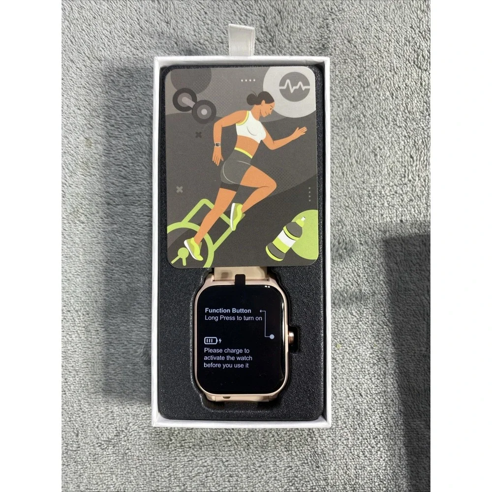Smart Watch Alexa Built-in Fitness Calls Waterproof HR Tracker iPhone VeryFit‎